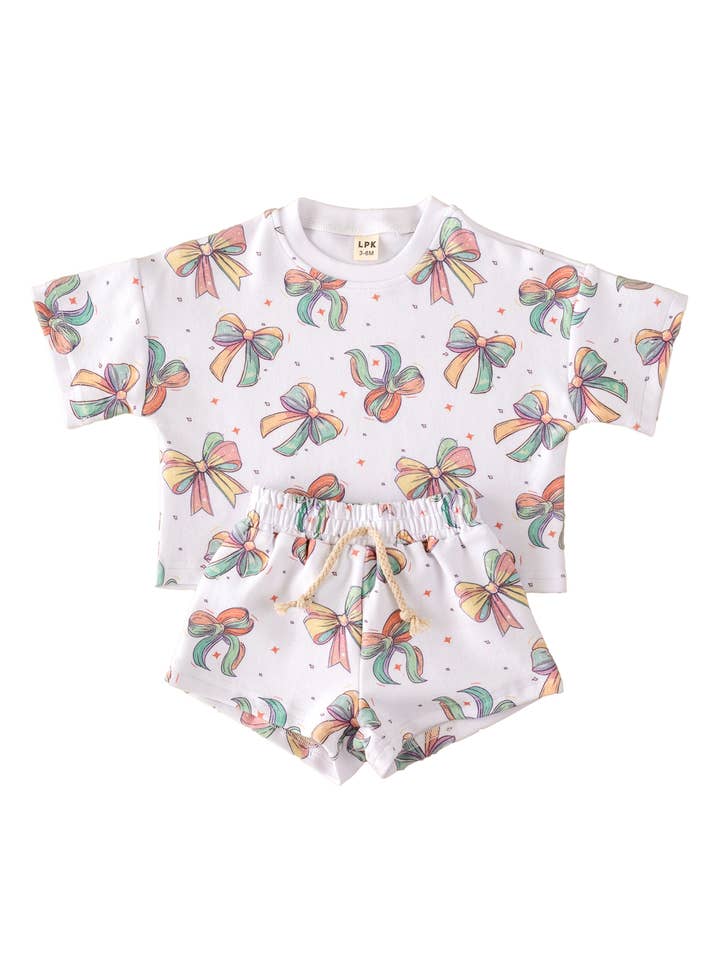 Lucky Panda Kids - Wholesale Top & Short Set - Kids - Baby & Kids Shorts Set | Happy Bows