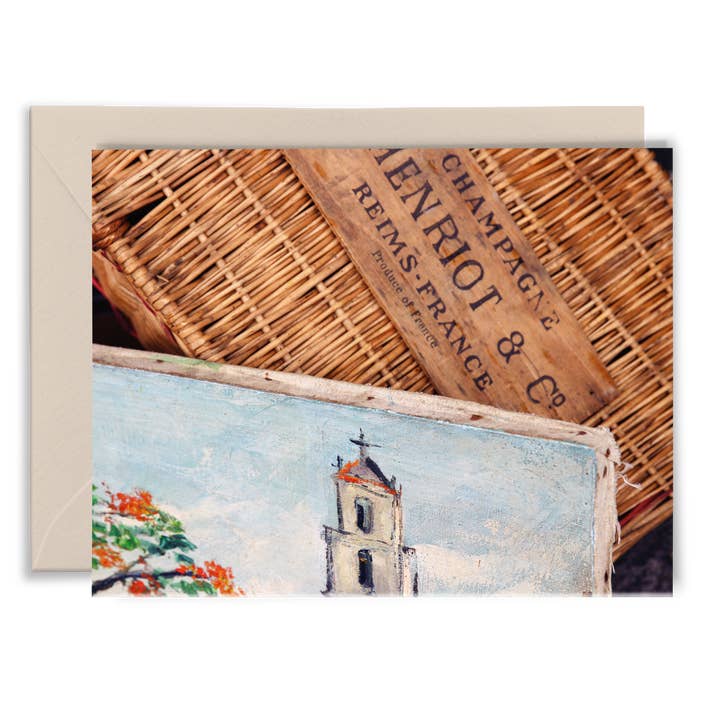 Carte à champagne française - Série Wendy Dreaney pour la vente par Apricity Press