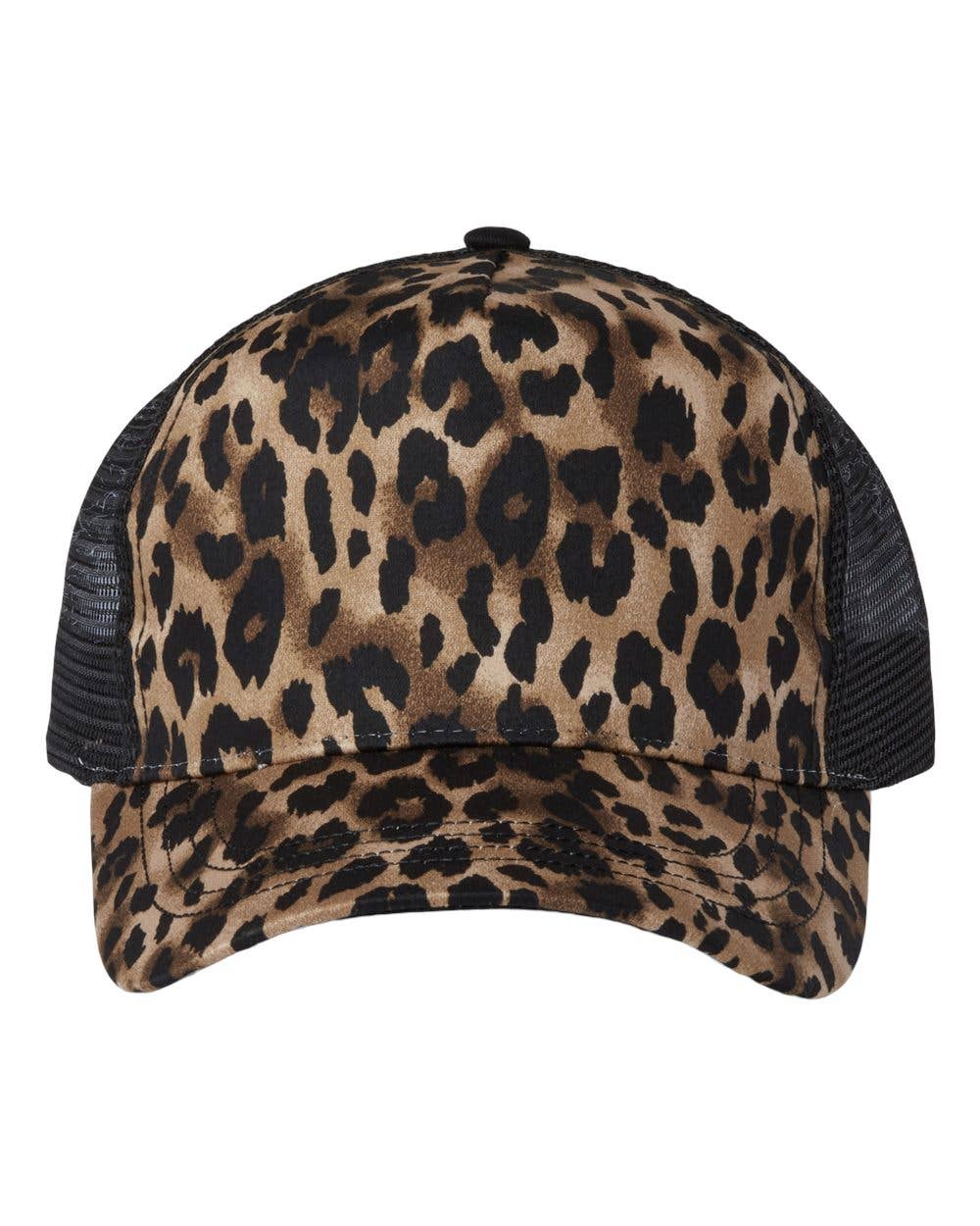 Lucky Avocado - Wholesale Trucker Hat - Women's - Leopard Fashion Trucker Cap1