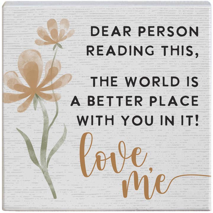 Lieber Leser - Gift-A-Block für den Großhandel von Sincere Surroundings