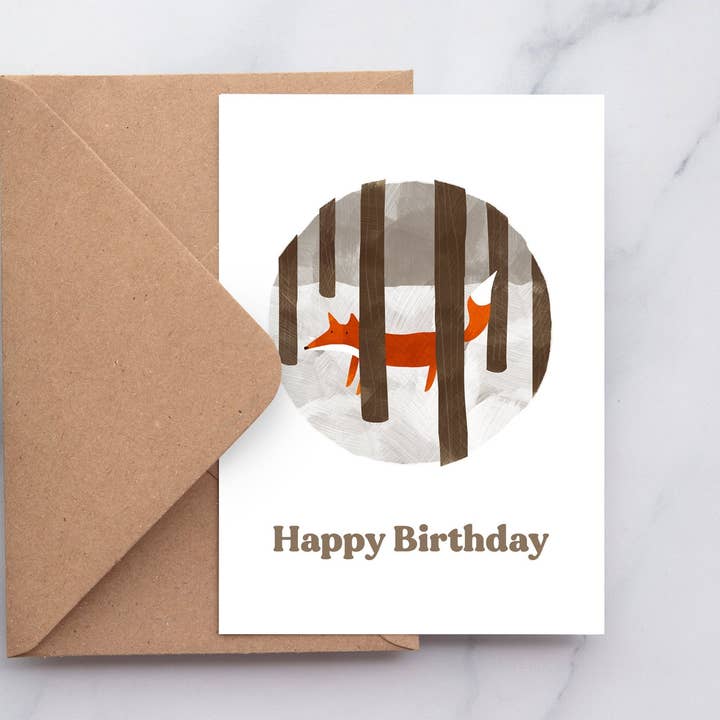 Gelukkige verjaardag Fox voor wholesale door Milk and Cookies