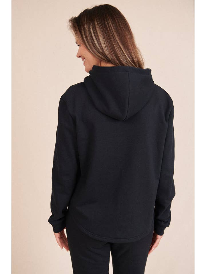 INADEA - Wholesale Hoodie - Maternity - ALIYAH Black Hoodie1