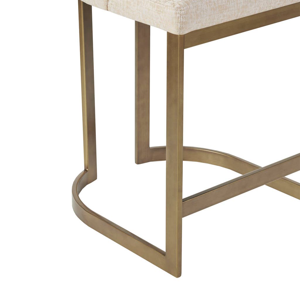 Olliix - Wholesale Stool - Rounded Back 26"H Upholstered Counter Stool Barstools, Cream6