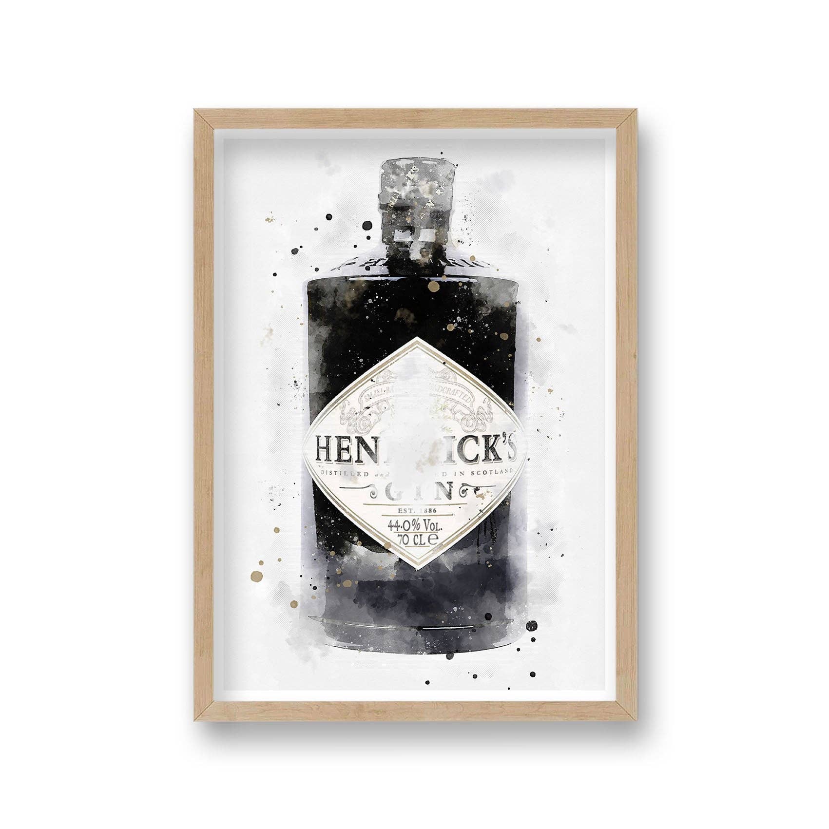 Gallery Print and Art - Wholesale Art Print - Gin Graphic Splash Print Hendricks Inspired2