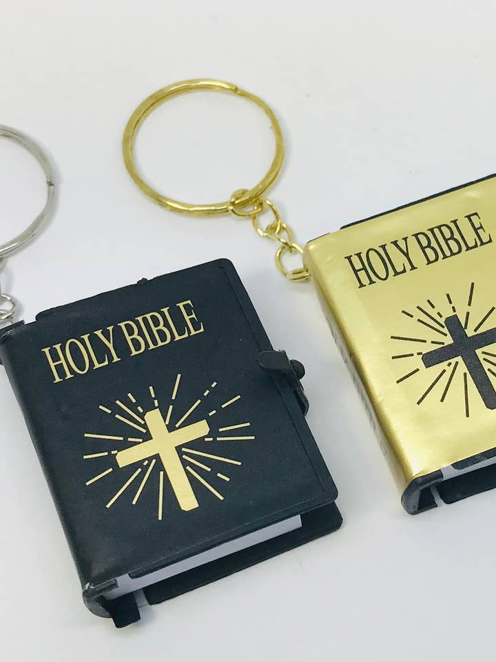 Miniatur-Bibel-Schlüsselanhänger, Bibel-Schlüsselanhänger für den Großhandel von SimpleNGreat