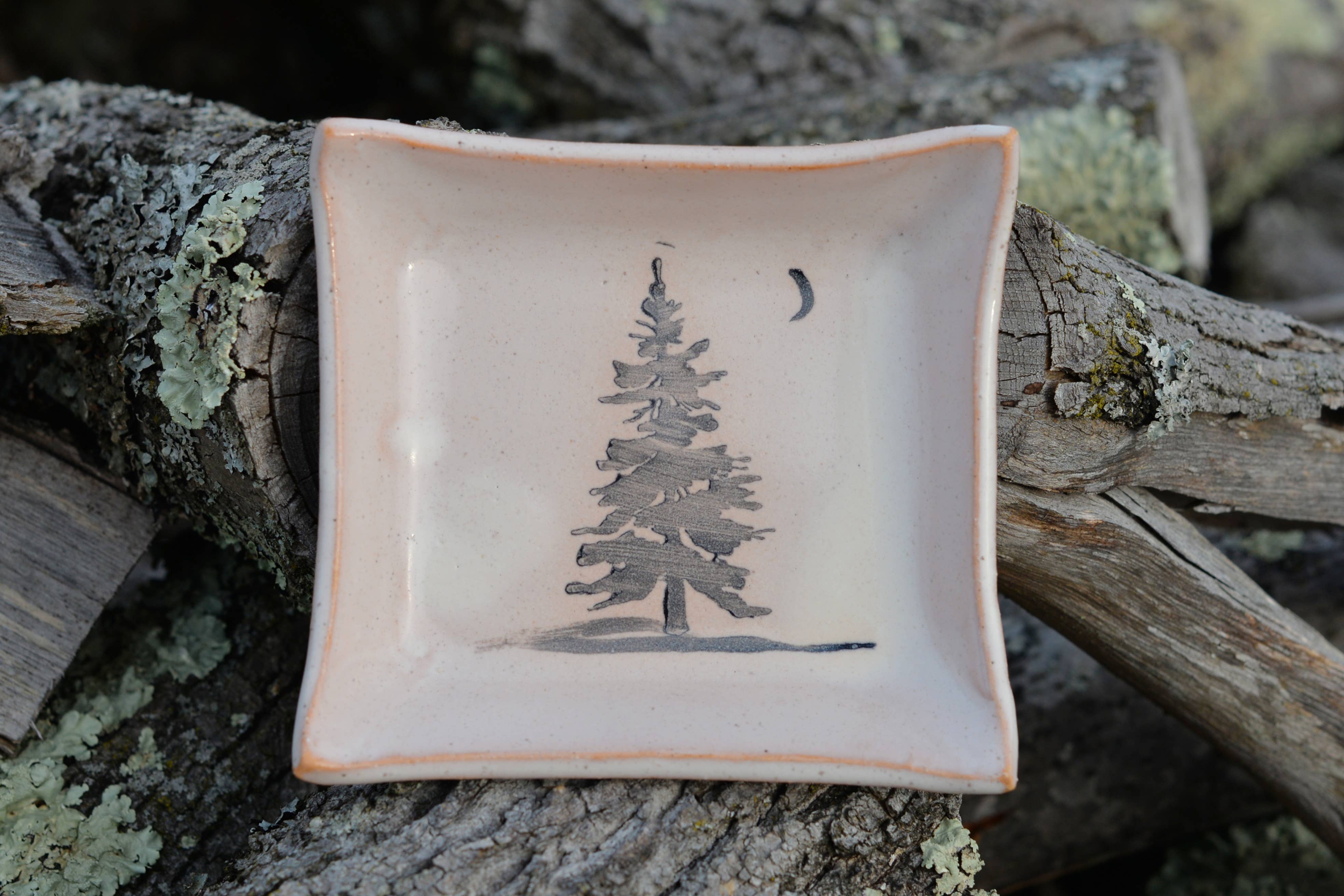 Mud & Maker - Wholesale Decorative Plate/Dish/Bowl - Holiday Square Dish / Cookie Plate / Hostess Gift1