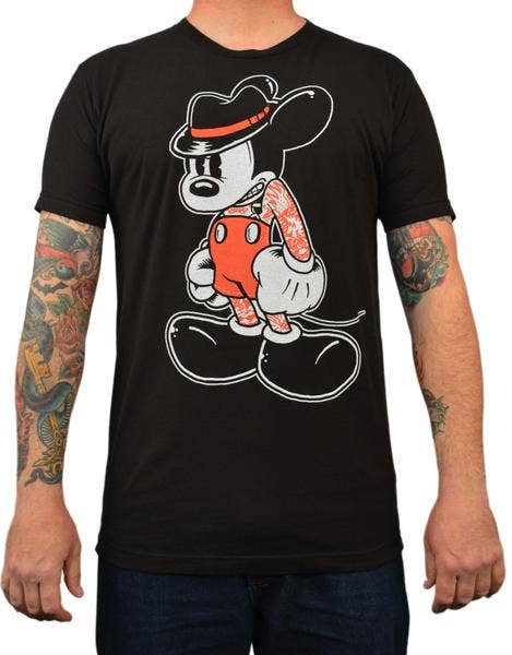 Black Mean Mouse - Men's Graphic Tee for wholesale on Faire