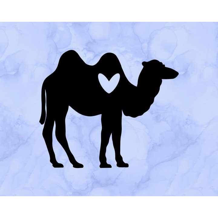 Camel Heart Decal (2") for wholesale by Sticking with You