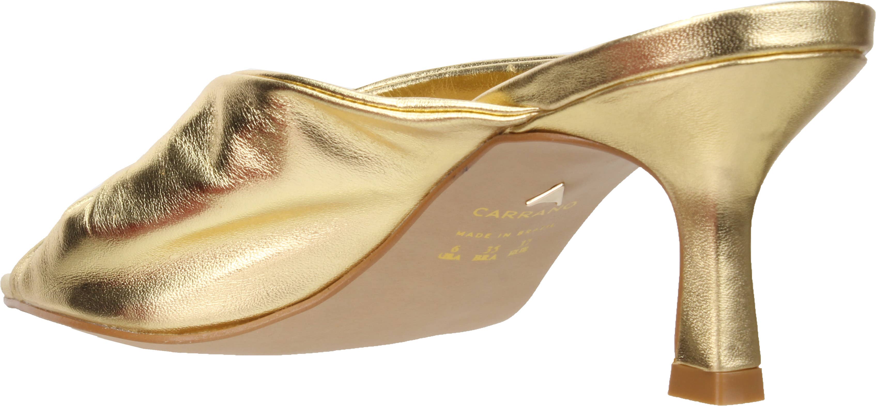 Carrano - Wholesale Low Heels - Women's - Sage - Leather Slide Sandal 322002F1