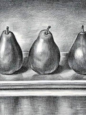 Drei Birnen - Schwarz & Weiß für den Großhandel von Frame of Mind