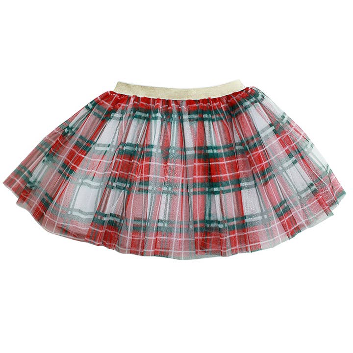 Sparkle Sisters by Couture Clips - Wholesale Tutu - Kids - Red Plaid tutu