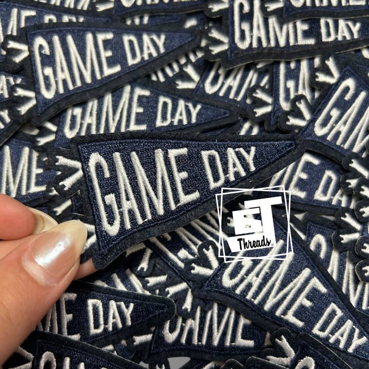 6j Threads LLC - Wholesale Patch - Game Day Pennants....Cap Patches6