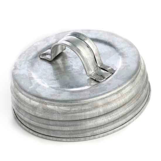 Factory Direct Craft - Wholesale Jar - Rustic Small Mouth Mason Jar Lid with Handle - Select Finish1