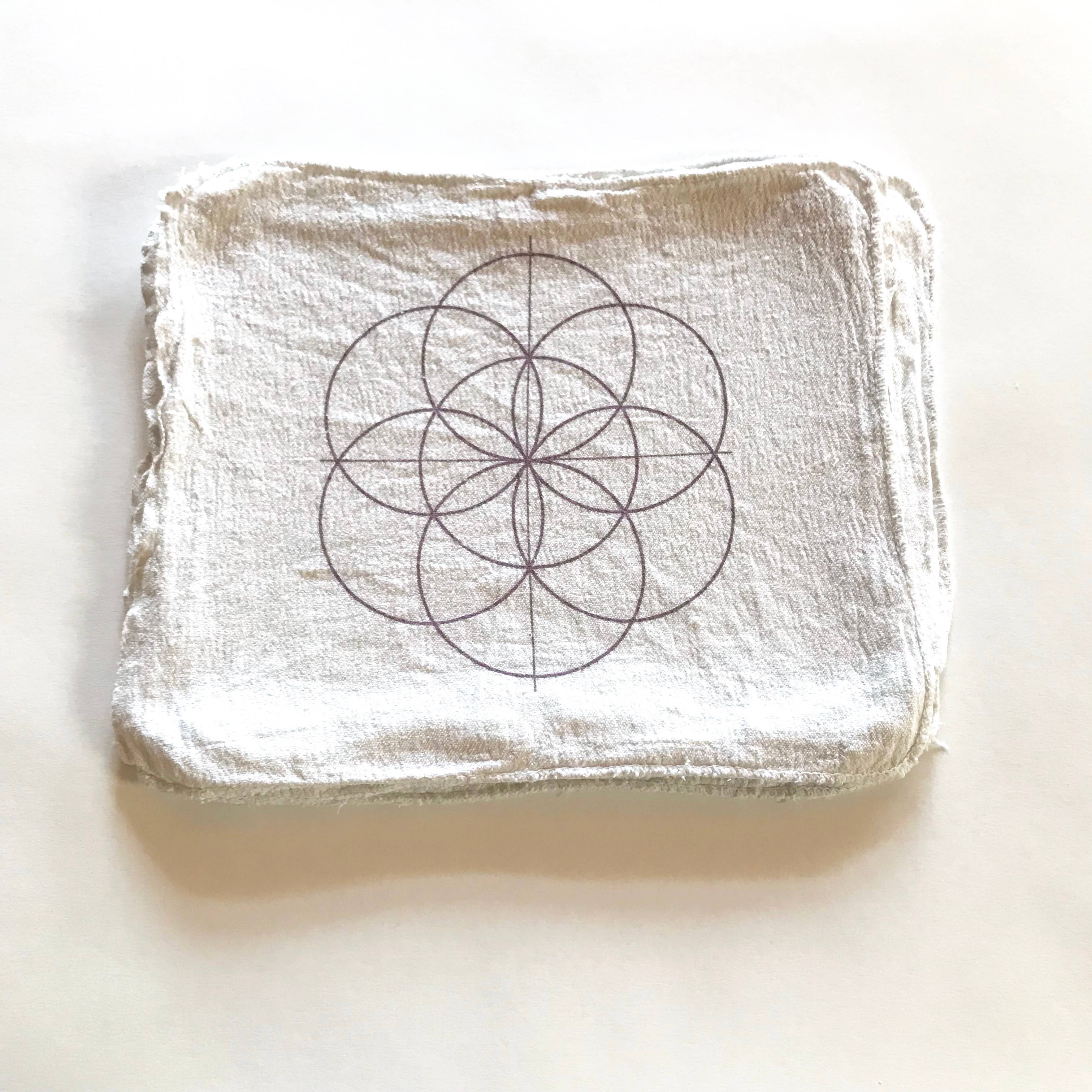 Crystal Grids - Wholesale Crystal Grid - Assortment Sacred Geometry Crystal Grid Cloth Designs3