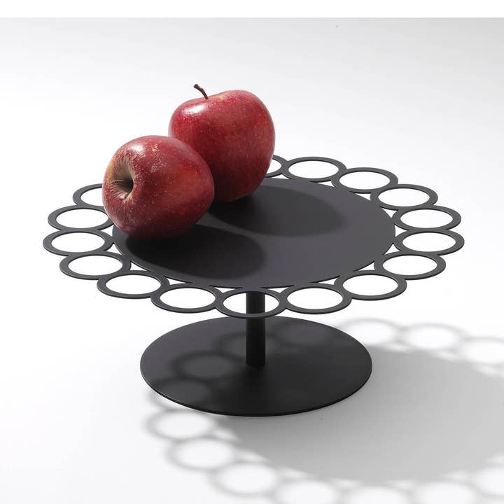 GIOCOROTONDO BLACK CAKE STAND - SERAFINO ZANI for wholesale by Serafino Zani