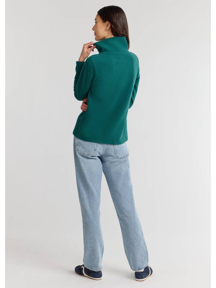 Dudley Stephens - Wholesale Sweatshirt - Women's - Manchester Pullover in Vello Fleece (Woodland Green)3