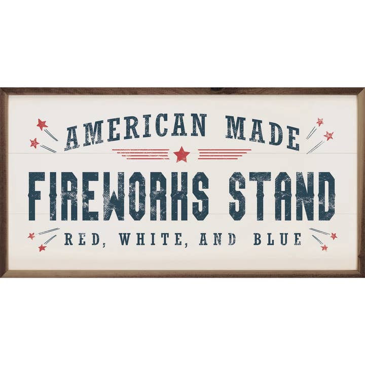 Fireworks Stand White for wholesale by Kendrick Home