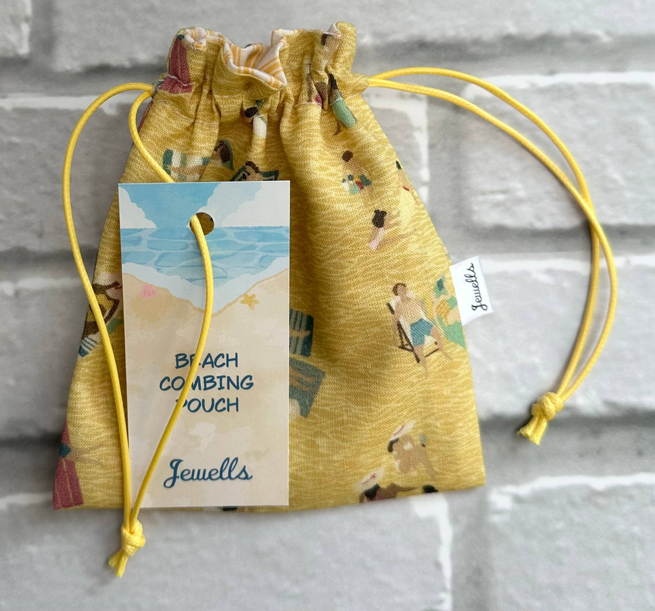 Jewells - Vente Pochette – femme - Sac de collecte de plage en tissu Sea Beach Combing 2 modèles1
