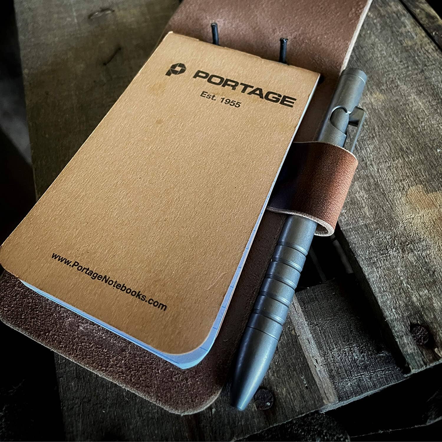 Portage Notebooks - Vendita all'ingrosso Bloc notes - Portablocco in pelle pieno fiore1