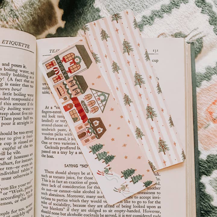 Oak Shore Collective LLC - Wholesale Bookmark - Vintage Christmas | Bookmark 1