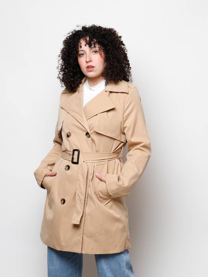 Muse Trench Coat for wholesale by Le Muse