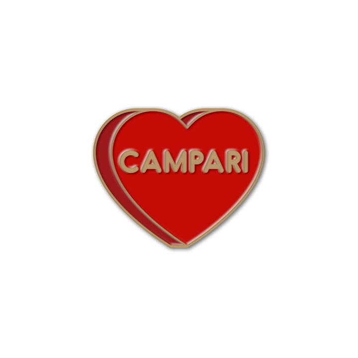 Campari Sweethearts Pin for wholesale by Mover & Shaker