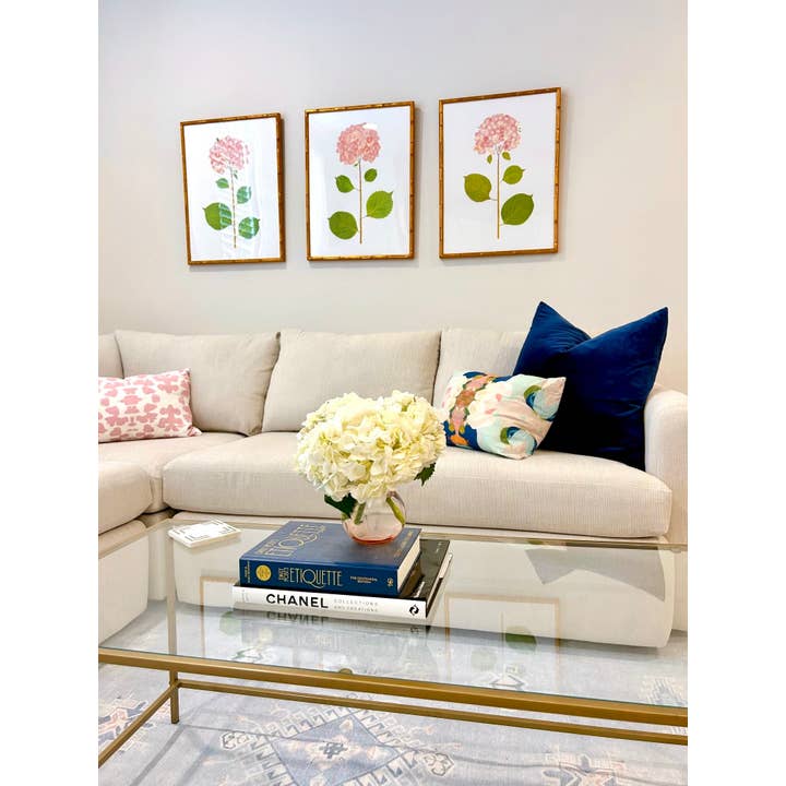 MK Decker Designs - Wholesale Gallery Wall Set - "Blush Hydrangea"1