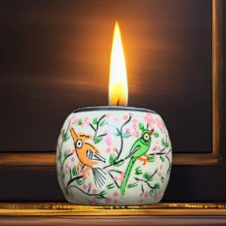 Handmade Paper Mache Candles for Elegant Home Decor for wholesale by Honest love our planet