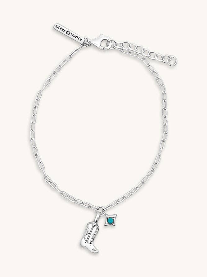 Pulsera Boot Scootin' - Plata para venta al por mayor de Sierra Winter Jewelry