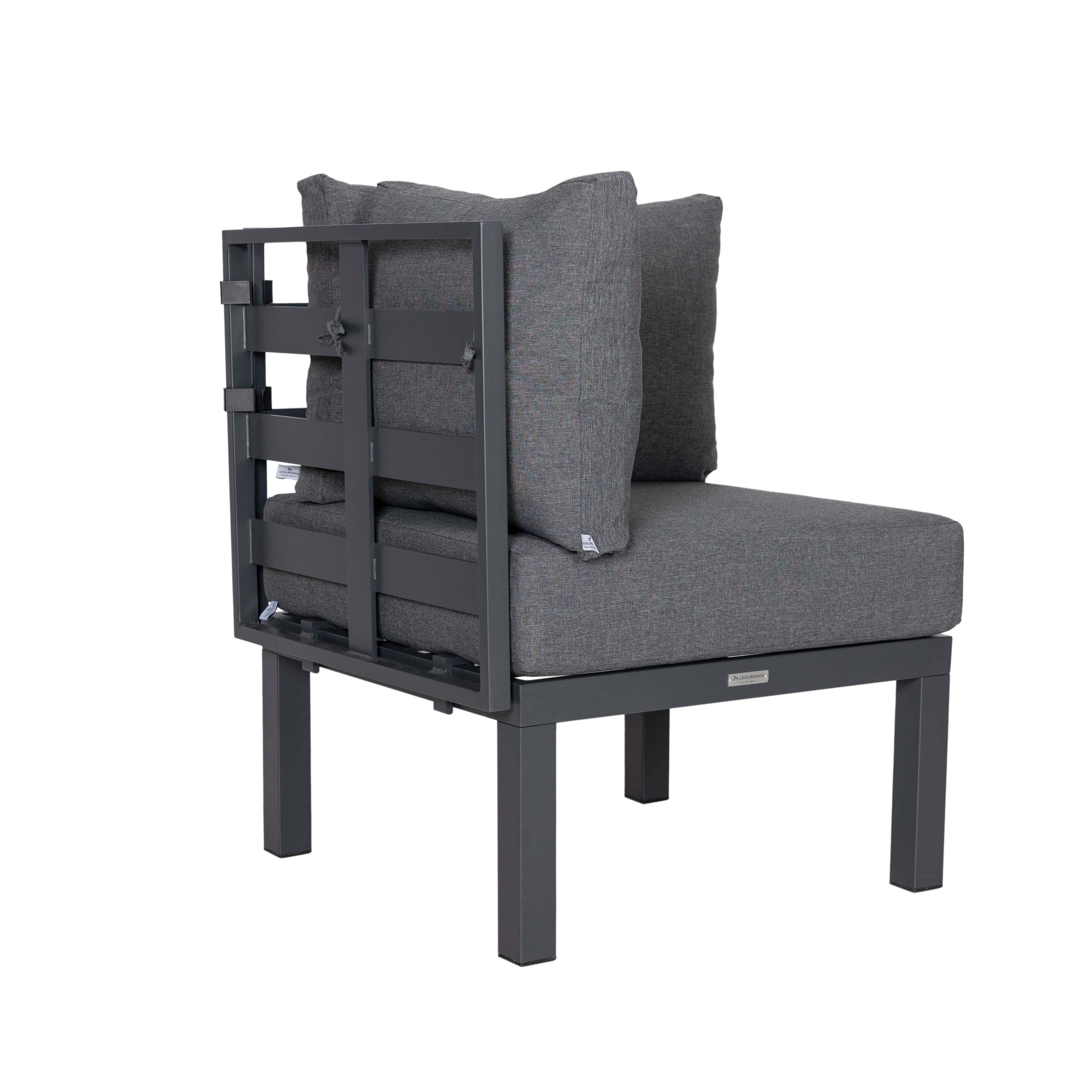 LeisureMod - Wholesale Patio Set - Chelsea 7-Piece Patio Sectional Set with Fire Pit Table40