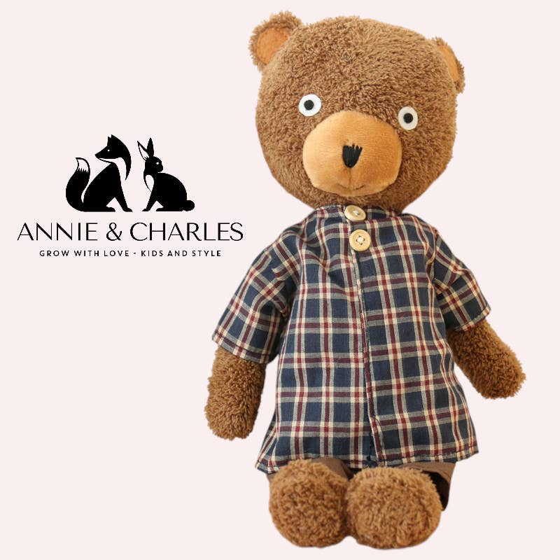 Annie & Charles – Engroshandel Plyslegetøj - Børn og baby – Annie & Charles® Bjørn7