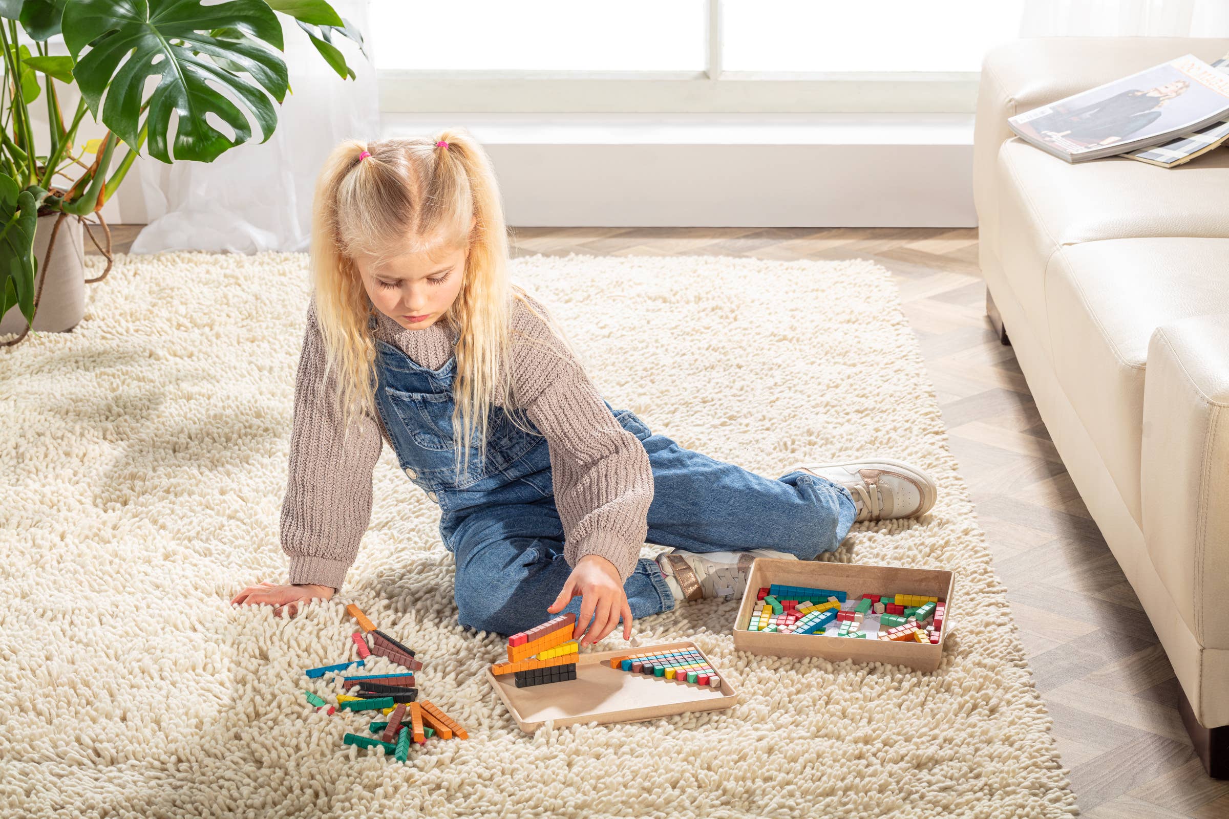 colorful Calculation sticks in 10 colors (126 pieces) | Learn math for wholesale on Faire1