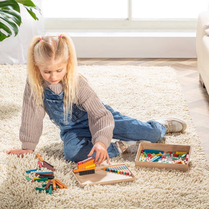 colorful Calculation sticks in 10 colors (126 pieces) | Learn math for wholesale on Faire1