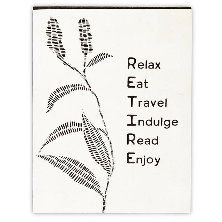 Chunky Block - Relax, Travel for wholesale by Faithworks by Creative Brands