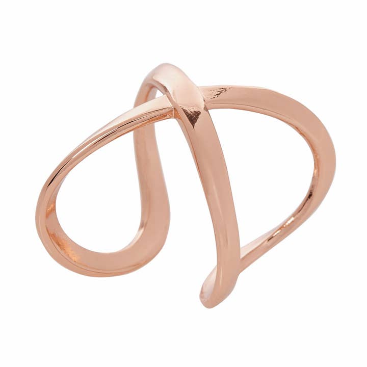 The Infinity Ring Rosé Gold for wholesale by Ivy