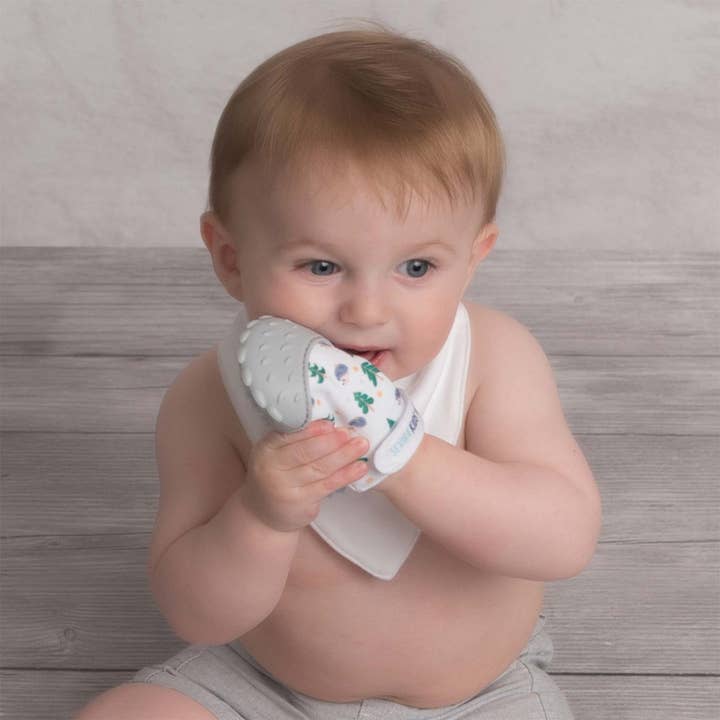 Sevira Kids - Wholesale Teether (Not Clip-On) - Baby - Hedgehog food-grade silicone teething mitten1