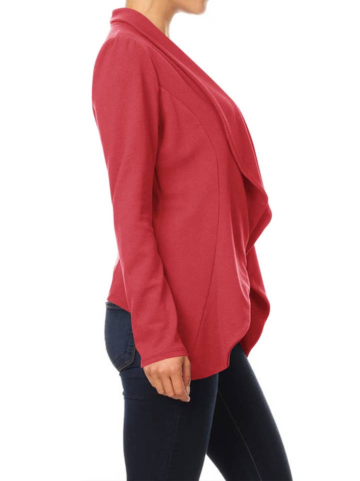 MOA COLLECTION - Wholesale Blazer - Women's - Women's Casual Office Work Basic Blazer Jacket S-3XL37