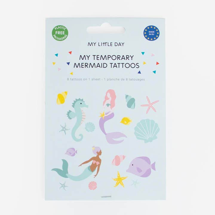 My Little Day – Engroshandel Midlertidig tatovering - Børn – Havfrue tatoveringer
