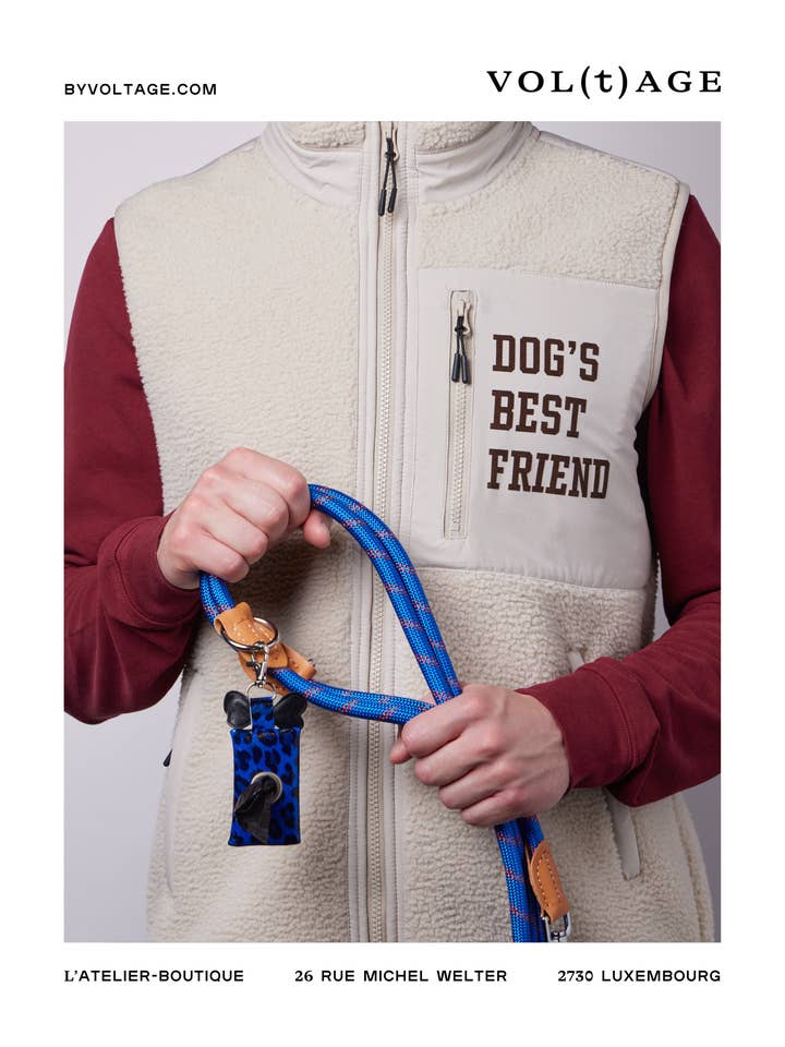 LE DOGFATHER | MEILLEUR AMI DU CHIEN gilet en polaire sherpa pour la vente par vol(t)age