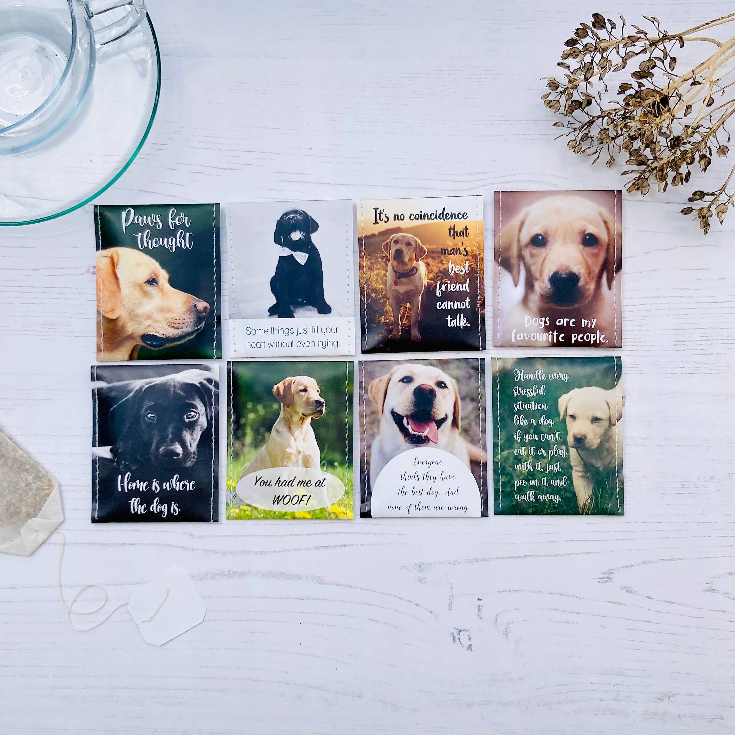 Victoria Mae Designs - Vente Sachets de thé - Coffret cadeau thé Labrador Lovers4