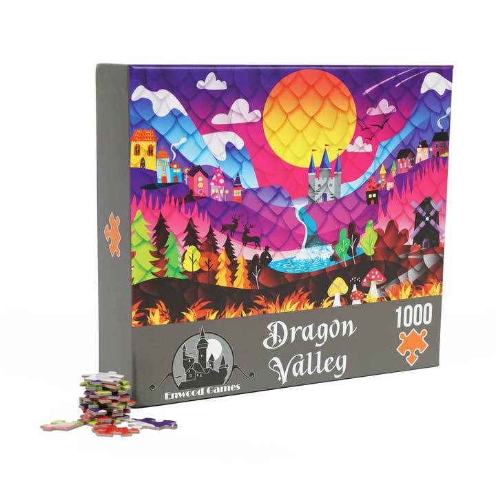 Enwood Games Quebra-cabeça de 1000 peças Dragon Valley por atacado de Enwood Games