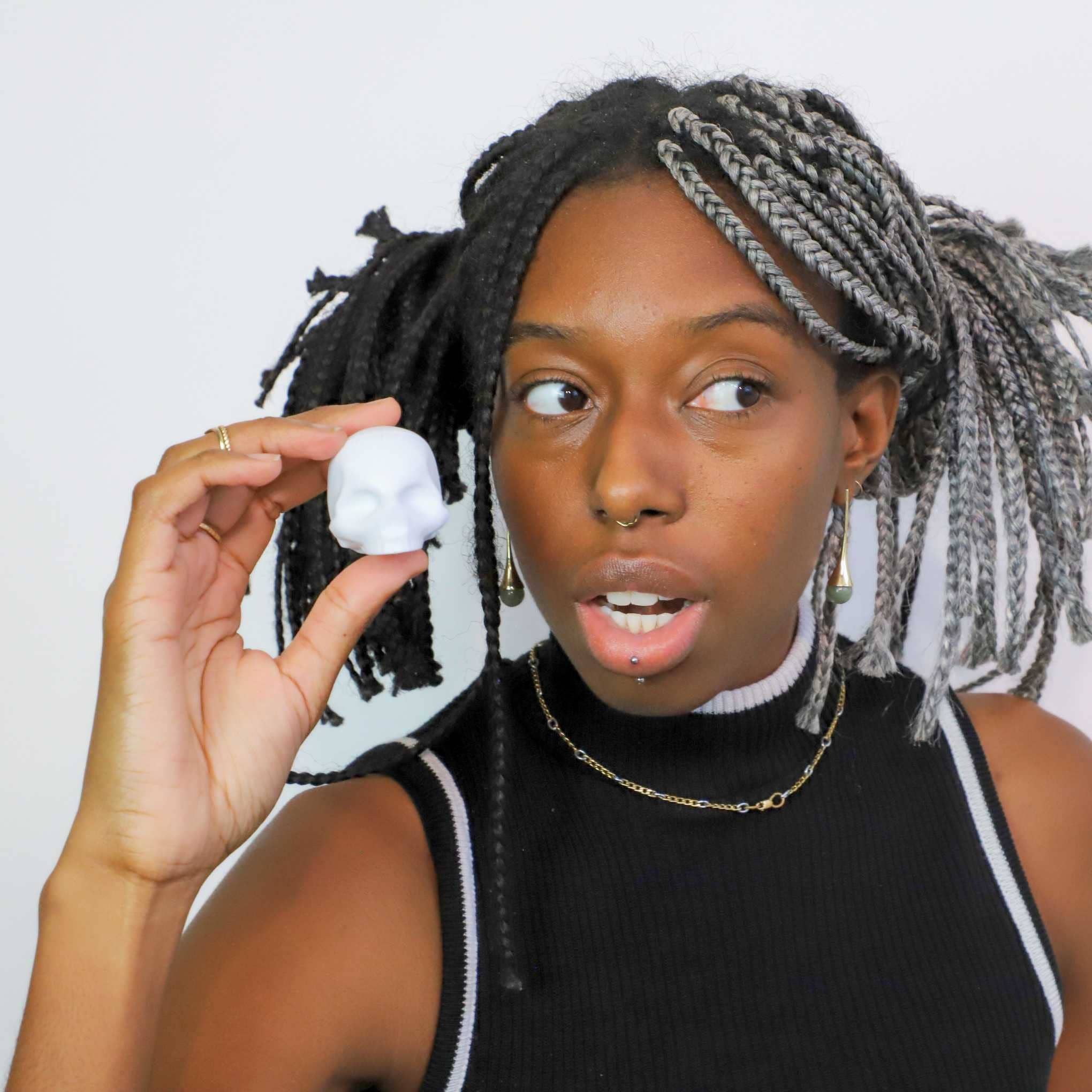 Rebels Refinery - Wholesale Lip Balm - White Skull Lip Balm 100% Natural VANILLA1