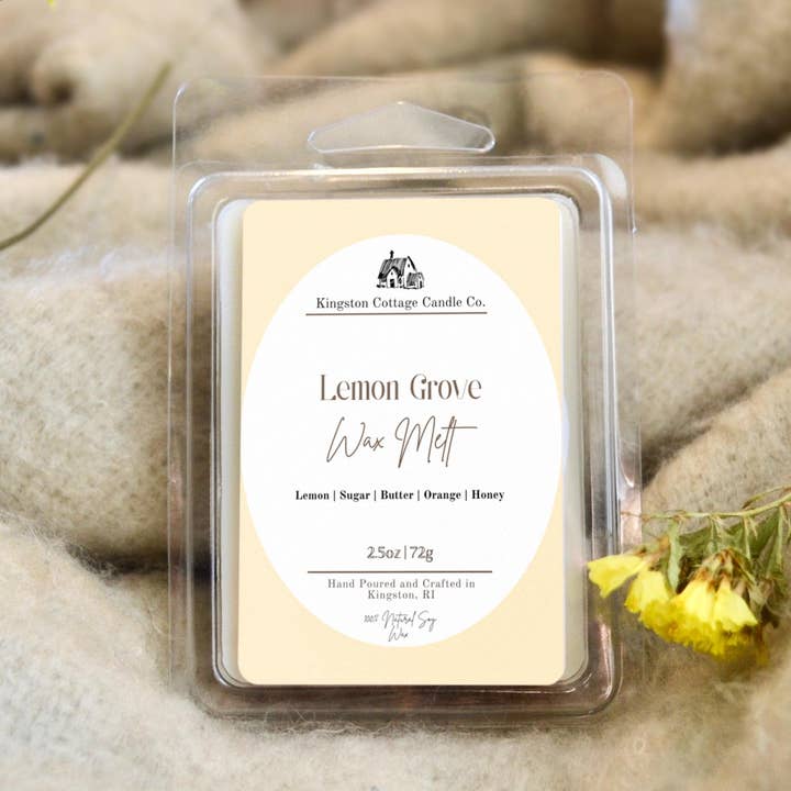 Lemon Grove Wax Melt for wholesale by Kingston Cottage Candle Co.