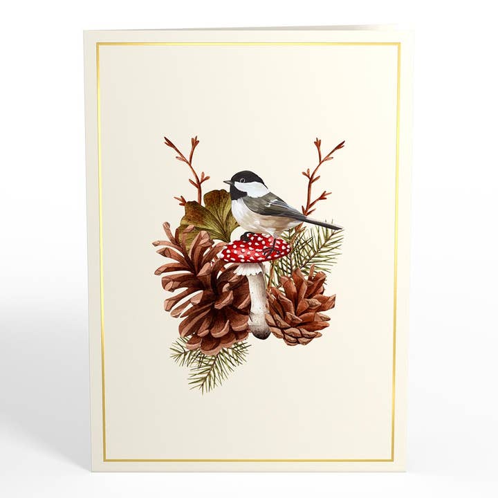 Lovepop Cards - Wholesale Everyday Greeting Card - Fall Forest Floor Pop-Up Card 5x7"4