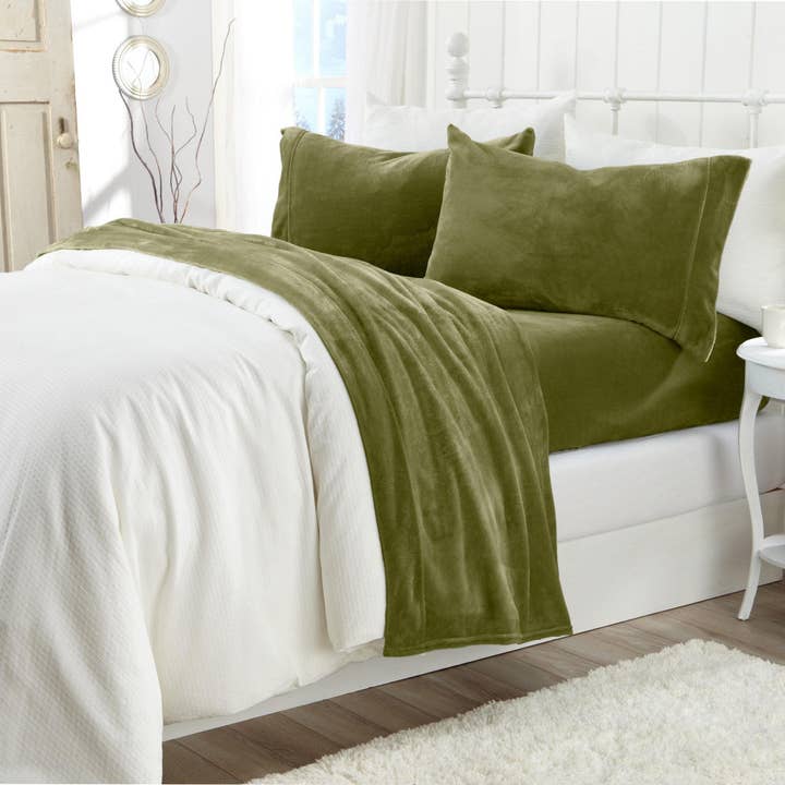 BH Collective - Wholesale Sheet Set - Velvet Plush Sheets - Solid Colors - Velvet Luxe73