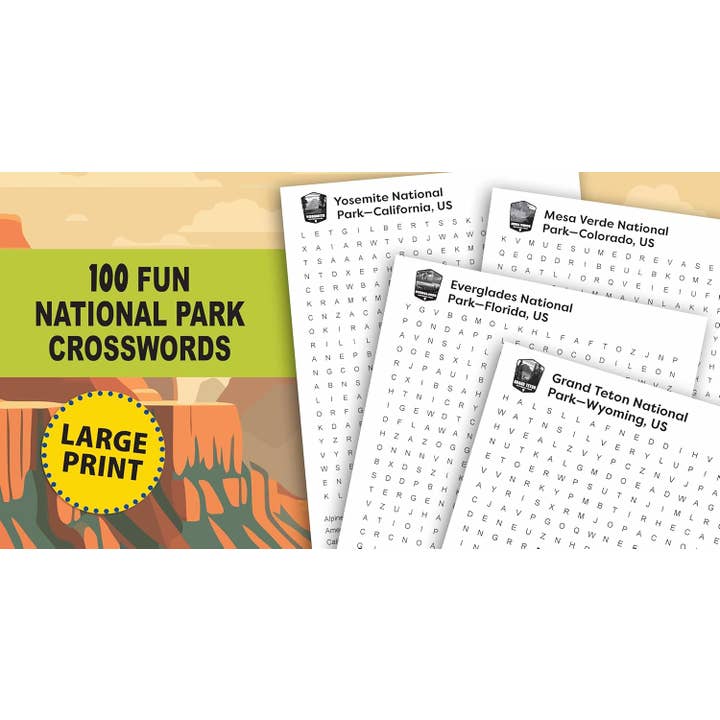 Fox Chapel Publishing - Wholesale Coloring & Activity Book - Adult - Ultimate Word Search National Parks -Large Print Puzzle Book5