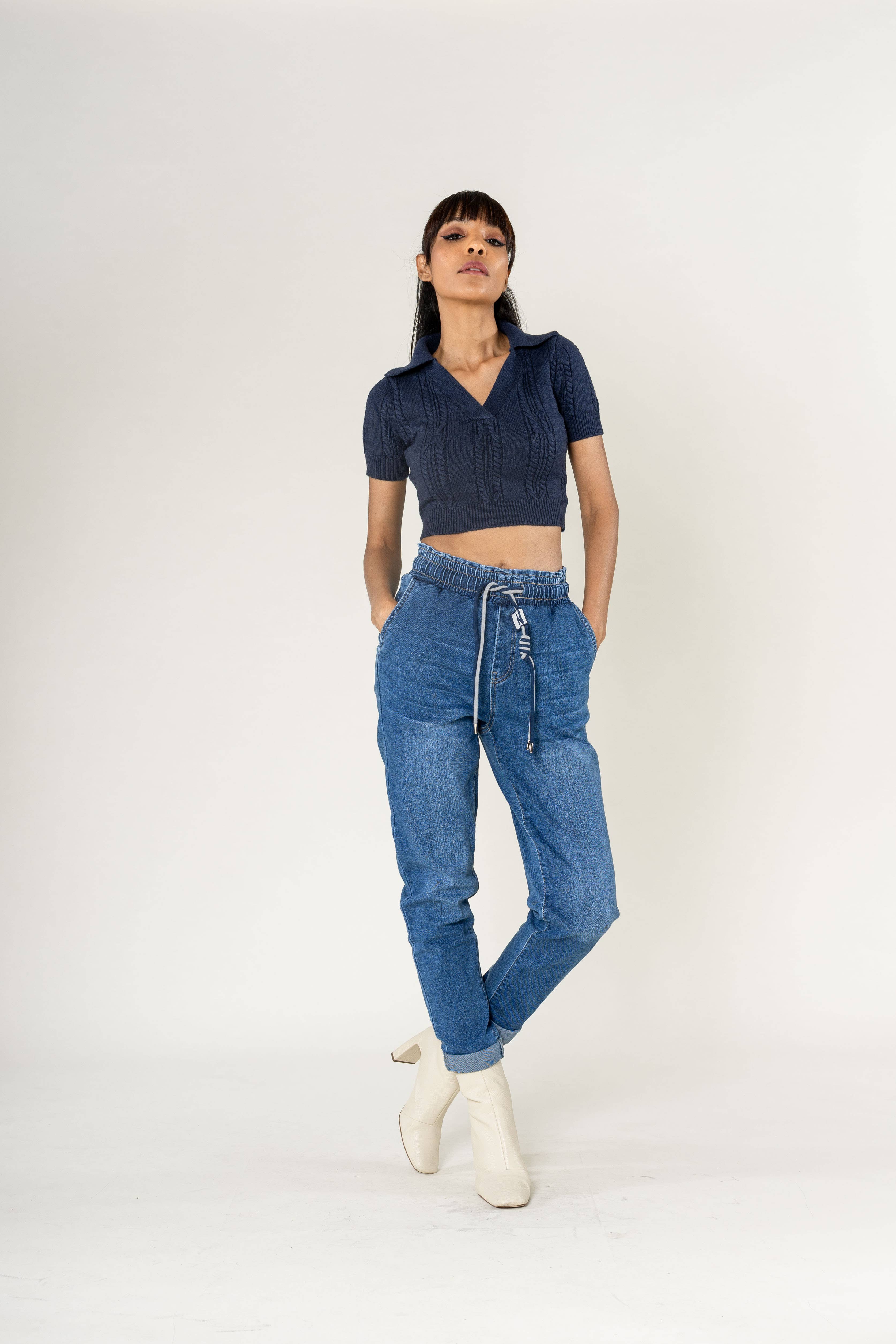 Nina Carter - Wholesale Pants - Women's - Panta jogg leopard elastic waist with drawstring P50017