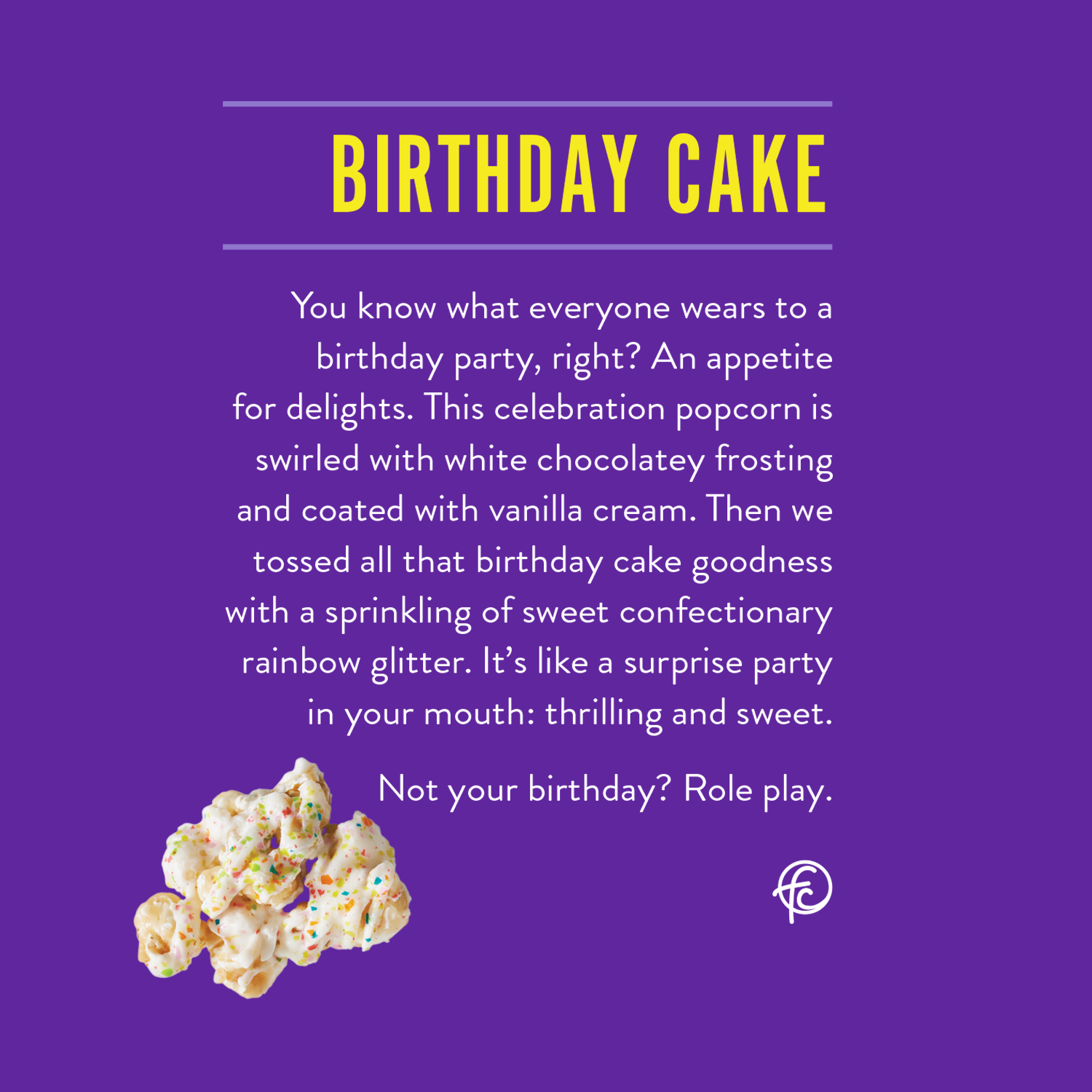 Funky Chunky - Wholesale Popcorn - Birthday Cake | Caramel Popcorn | 5-ounce Bags4