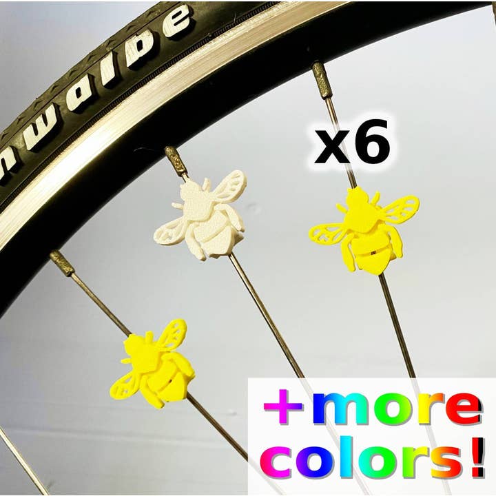 Bee-Themed Bicycle Spoke Decorations and Accessories for wholesale by Bikemoji
