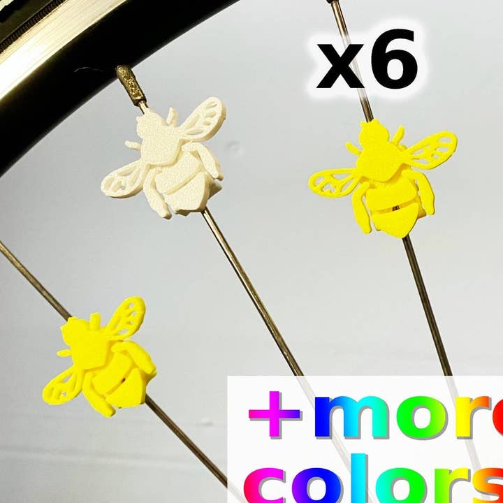 Bee-Themed Bicycle Spoke Decorations and Accessories for wholesale by Bikemoji